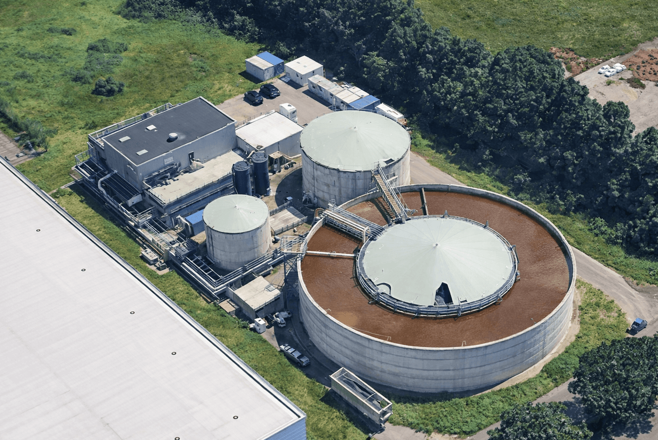 WaaS installation wastewater