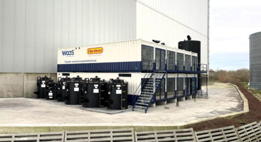 WaaS installation at Clarebout