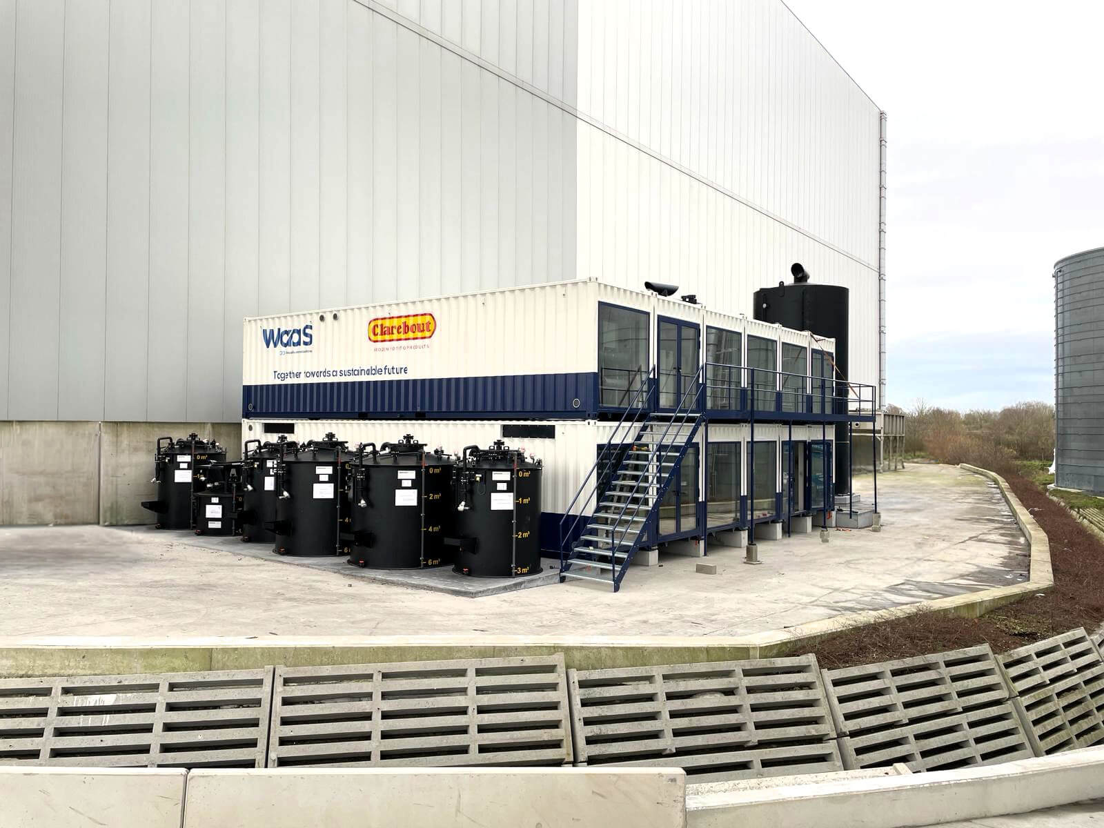 WaaS installation at Clarebout